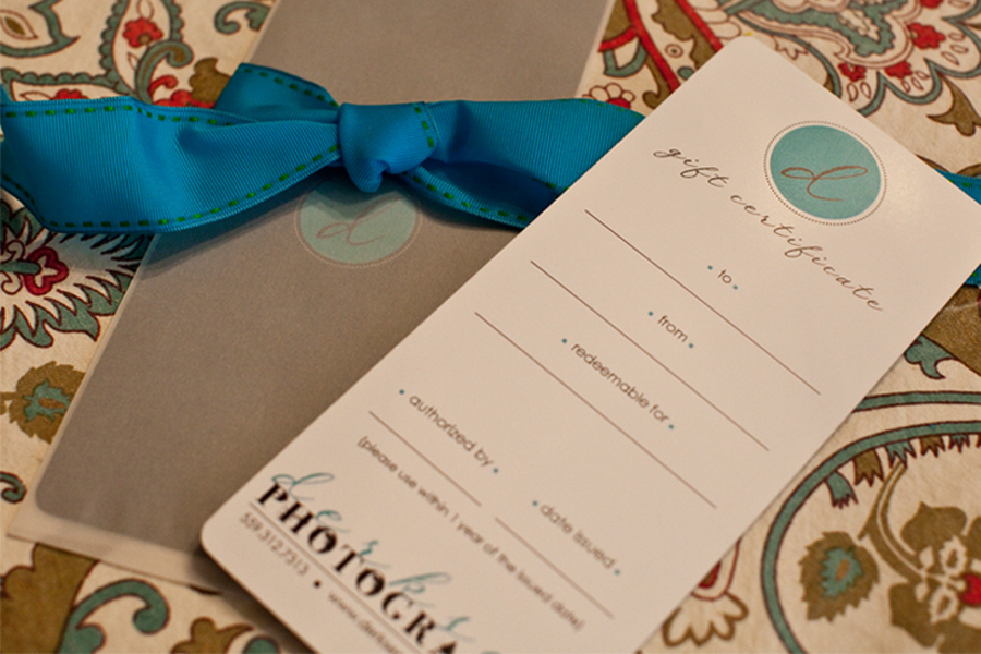 blog gift certificates